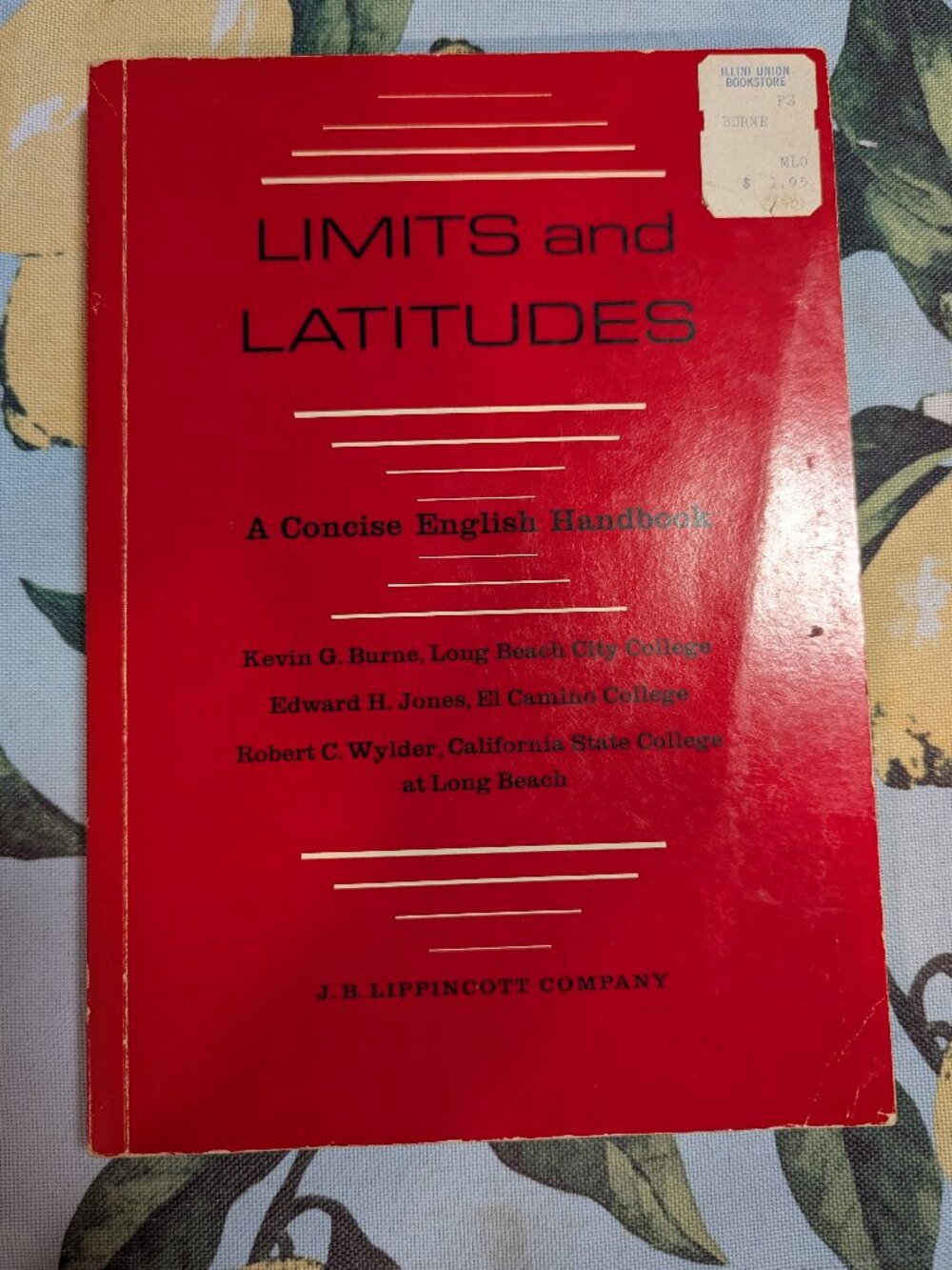 Limits and Latitudes: A Concise English Handbook by Kevin G. Burne